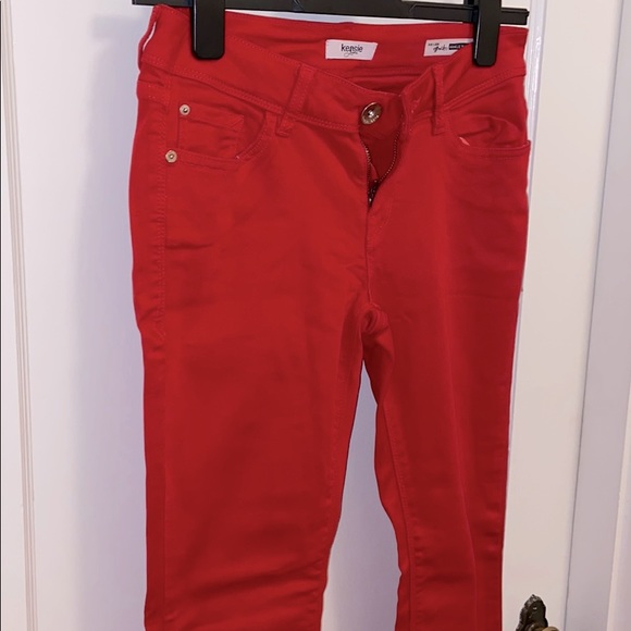 Bright red skinny jeans - Picture 2 of 4